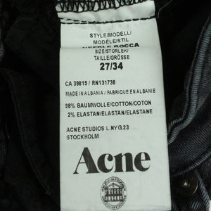 Second Hand ACNE STUDIOS Jeans Gr. W27 grau Mod. Needle Rocca (*)