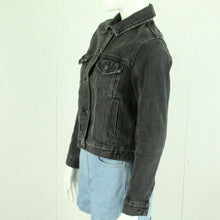 Laden Sie das Bild in den Galerie-Viewer, Second Hand KSUBI Jeansjacke Gr. S grau Jacke (*)