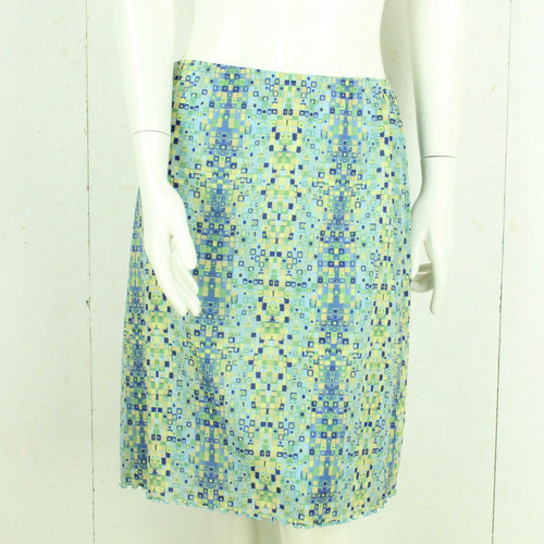 Vintage Rock Gr. XL bunt Crazy Pattern High Waist Rock