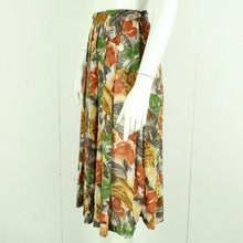 Laden Sie das Bild in den Galerie-Viewer, Vintage Maxirock Gr. S bunt Crazy Pattern High Waist Rock