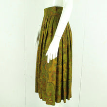 Laden Sie das Bild in den Galerie-Viewer, Vintage Maxirock Gr. S mehrfarbig Crazy Pattern High Waist Rock