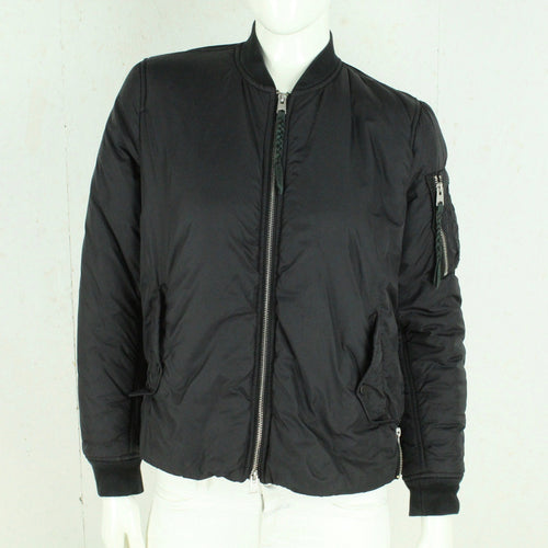 Second Hand ALL SAINTS Bomberjacke Gr. S schwarz uni Jacke (*)