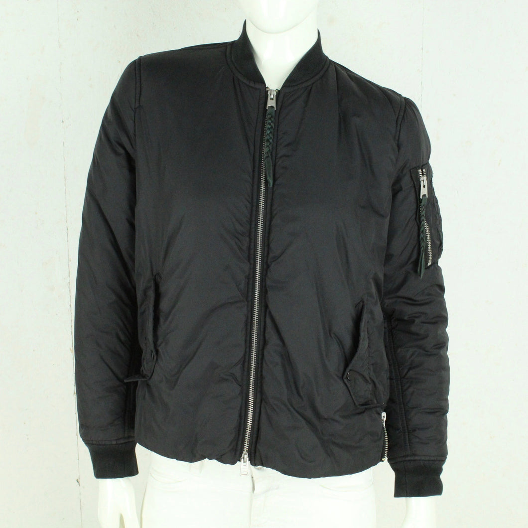 Second Hand ALL SAINTS Bomberjacke Gr. S schwarz uni Jacke (*)
