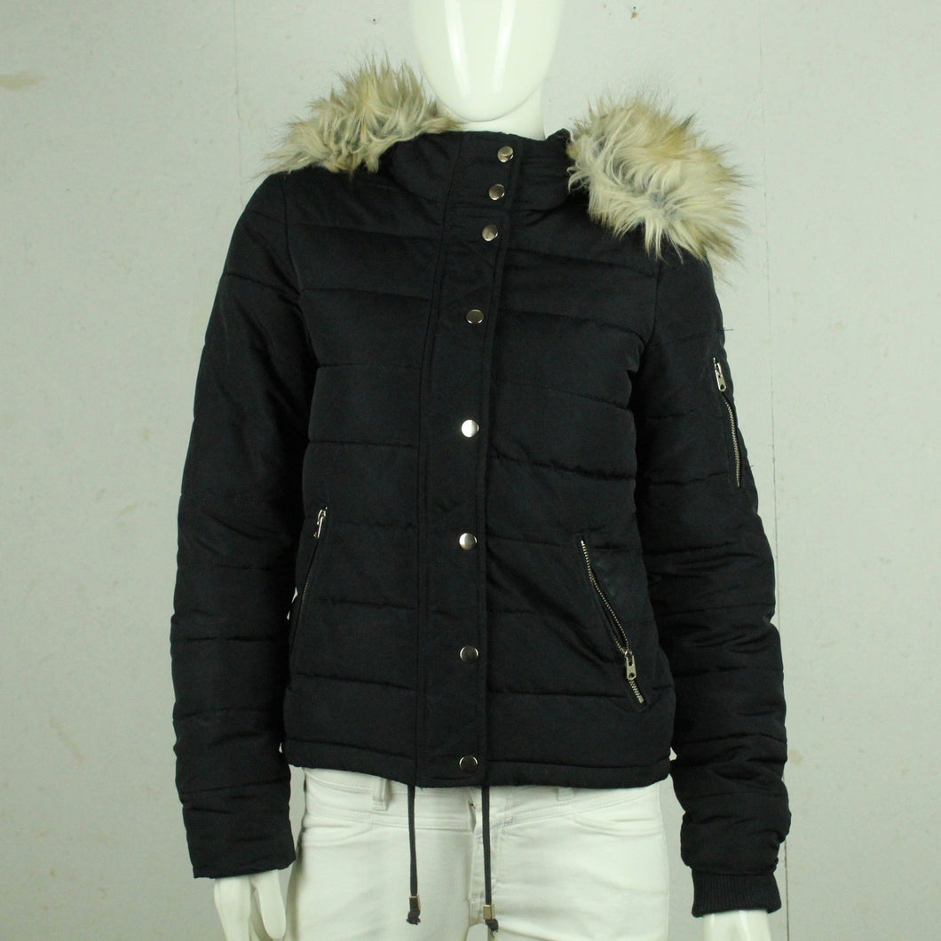 Second Hand TOPSHOP Jacke Gr. 36 schwarz uni (*) 