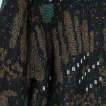 Laden Sie das Bild in den Galerie-Viewer, Vintage Pullover mit Wolle Gr. S braun mehrfarbig Crazy Pattern Strick