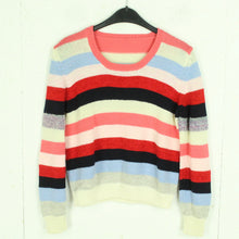 Laden Sie das Bild in den Galerie-Viewer, Vintage Pullover Gr. S bunt gestreift Strick