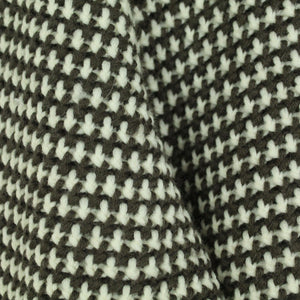 Vintage Pullover Gr. M braun und weiß Crazy Pattern Strick