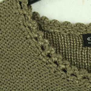 Vintage Pullover Gr. L braun Crazy Pattern Strick