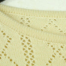 Laden Sie das Bild in den Galerie-Viewer, Vintage Pullover Gr. S beige Strick