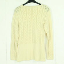 Laden Sie das Bild in den Galerie-Viewer, Vintage Pullover Gr. S beige Strick