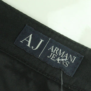 Second Hand ARMANI JEANS Rock mit Wolle Gr. 36 schwarz Applikationen (*)
