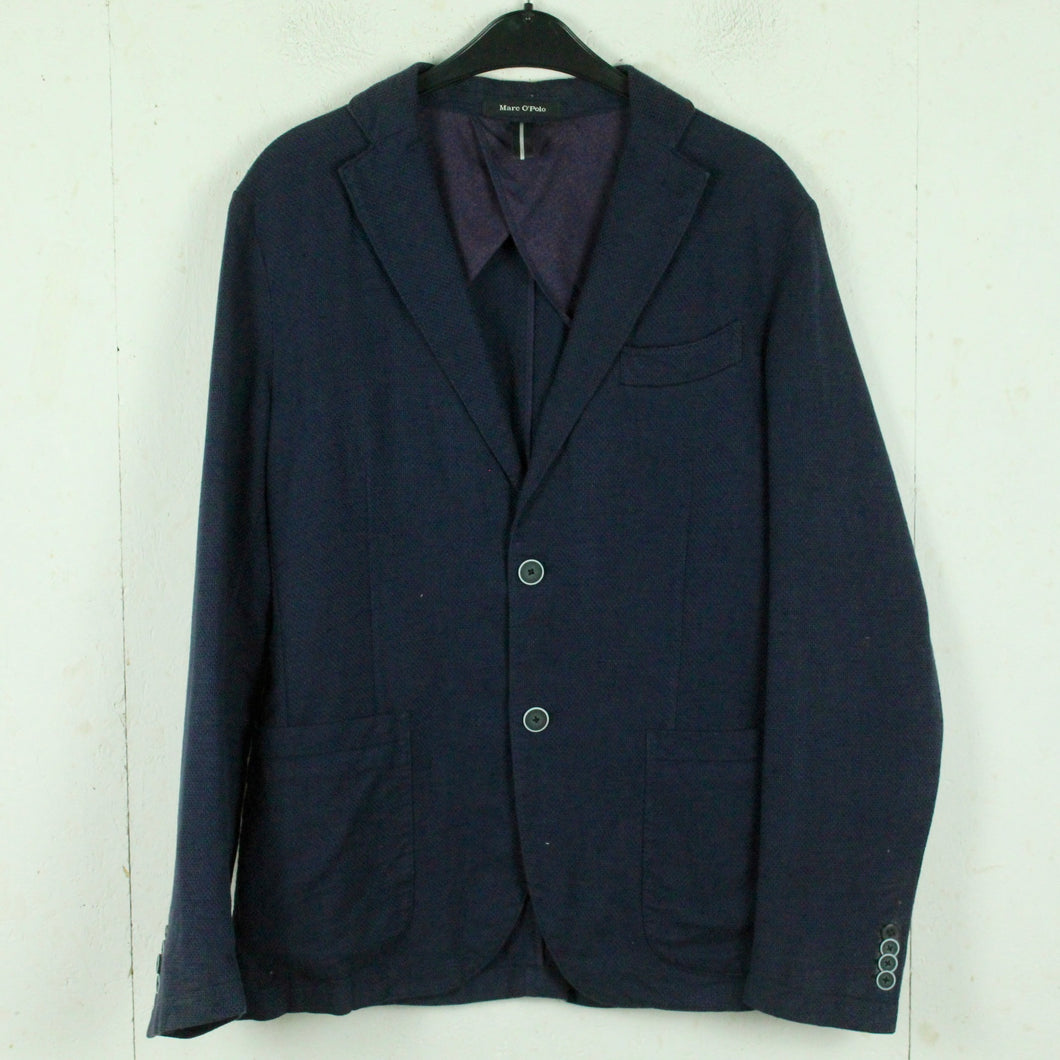 Second Hand MARC O´POLO Sakko mit Leinen Gr. 48 dunkelblau (*)