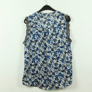 Second Hand SOYACONCEPT Bluse Gr. L blau mehrfarbig abstrakt geblümt (*)