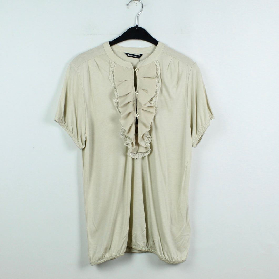 Second Hand SUMMUM Shirt Gr. M beige NEU (*)