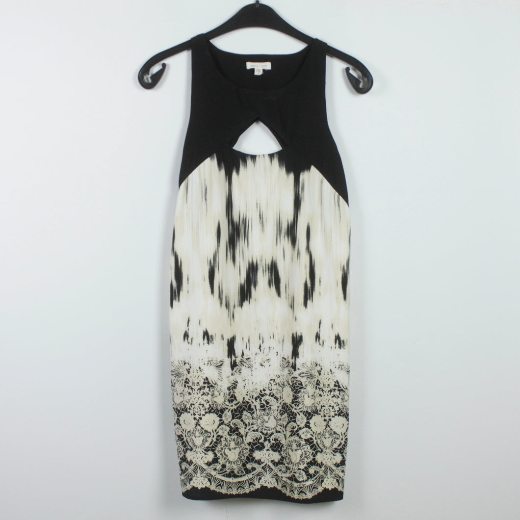 Second Hand SILENCE & NOISE Kleid Gr. S schwarz beige gemustert (*)