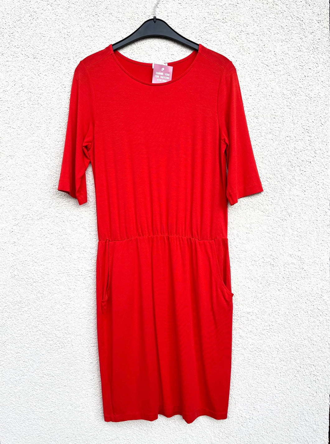 Second Hand FILIPPA K Kleid Gr. M rot 3/4-Arm (*)