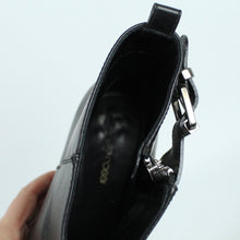 Laden Sie das Bild in den Galerie-Viewer, Second Hand SERGIO ROSSI Stiefeletten Gr. 38 schwarz Leder  (*)