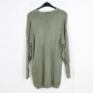 Vintage Pullover Female Gr. L khaki Zopfmuster Strick