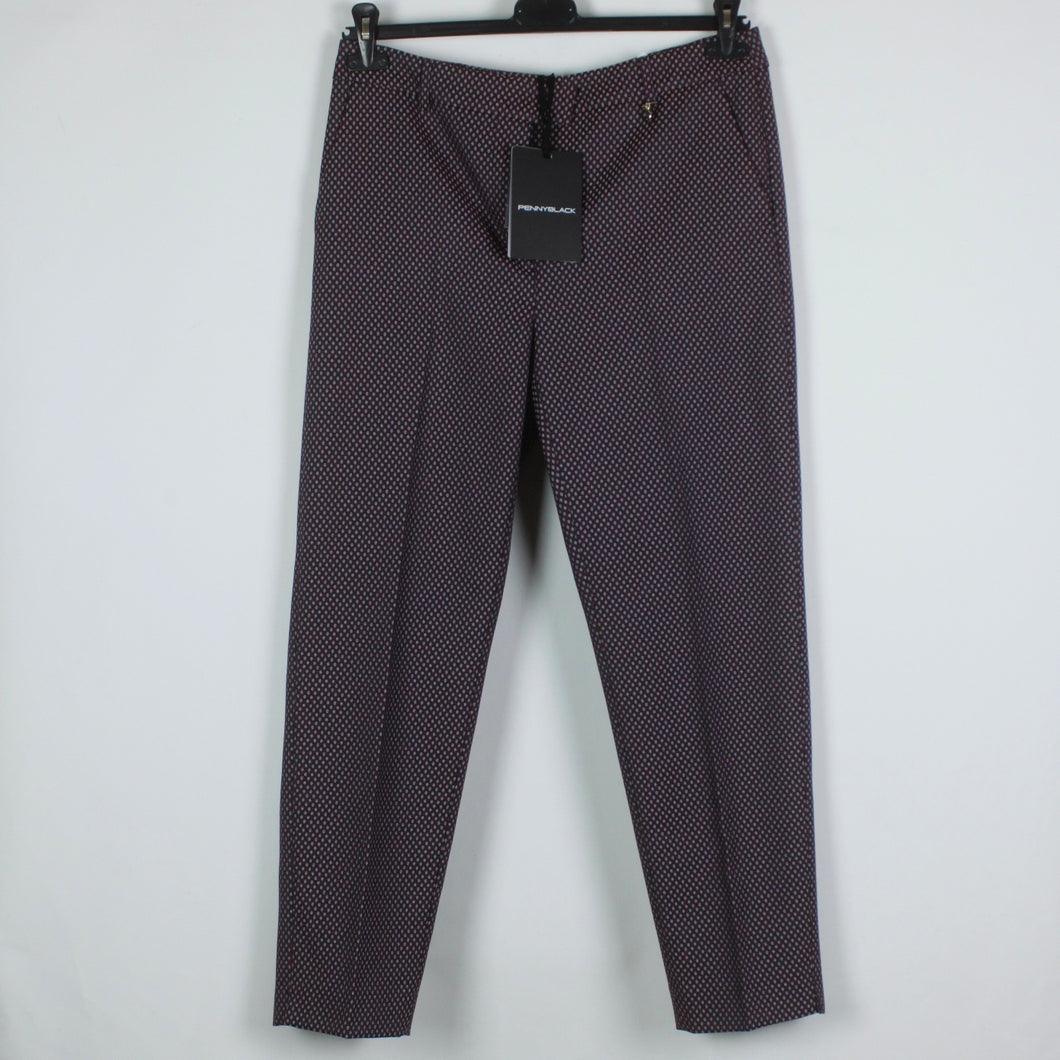 Second Hand PENNYBLACK Hose Gr. 40 bordeaux mehrfarbig Modell: Lampone NEU (*)