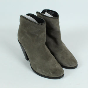 Second Hand ALL SAINTS Stiefeletten Gr. 38 grau Booties (*)