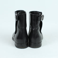 Laden Sie das Bild in den Galerie-Viewer, Second Hand SERGIO ROSSI Stiefeletten Gr. 38 schwarz Leder  (*)