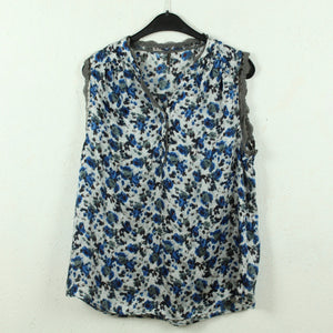 Second Hand SOYACONCEPT Bluse Gr. L blau mehrfarbig abstrakt geblümt (*)