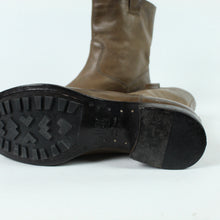 Laden Sie das Bild in den Galerie-Viewer, Second Hand INK Stiefeletten Booties Gr. 39 braun Leder (*)