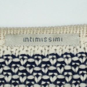 Second Hand INTIMISSIMI Strickjacke Gr. S beige blau gestreift  (*)