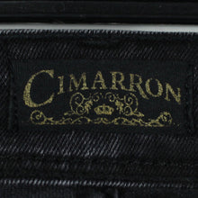 Laden Sie das Bild in den Galerie-Viewer, Second Hand CIMARRON Jeans Gr. 25 schwarz gemustert (*)