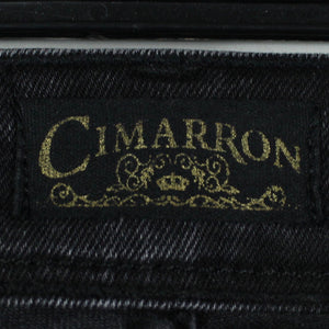Second Hand CIMARRON Jeans Gr. 25 schwarz gemustert (*)