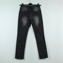 Laden Sie das Bild in den Galerie-Viewer, Second Hand CIMARRON Jeans Gr. 25 schwarz gemustert (*)