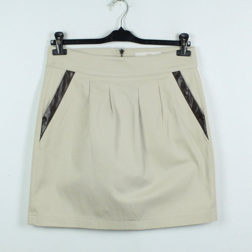 Second Hand MALOU SANDER Rock Gr. 40 beige braun NEU (*)
