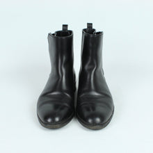 Laden Sie das Bild in den Galerie-Viewer, Second Hand SERGIO ROSSI Stiefeletten Gr. 38 schwarz Leder  (*)