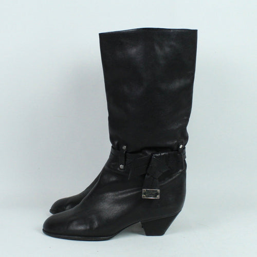 Second Hand MARC BY MARC JACOBS Stiefel Gr. 38 schwarz kniehoch (*)