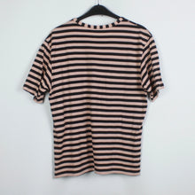 Laden Sie das Bild in den Galerie-Viewer, Second Hand SEE BY CHLOÉ T-Shirt Gr. 38 schwarz rosa gemustert (*)