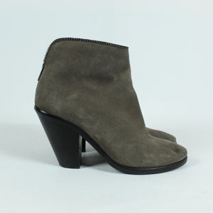 Second Hand ALL SAINTS Stiefeletten Gr. 38 grau Booties (*)