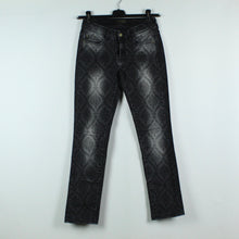 Laden Sie das Bild in den Galerie-Viewer, Second Hand CIMARRON Jeans Gr. 25 schwarz gemustert (*)