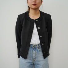 Laden Sie das Bild in den Galerie-Viewer, Second Hand ZADIG &amp; VOLTAIRE Wolljacke Gr. 34 schwarz Wolle Jacke (*)