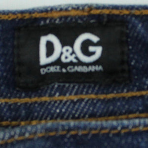 Second Hand DOLCE & GABBANA Jeans Gr. 27 blau Boyfriend Style (*)