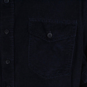 Vintage Cordhemd Gr. M/L dunkelblau Hemd Cord