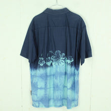 Laden Sie das Bild in den Galerie-Viewer, Vintage Hawaii Hemd Gr. XL blau hellblau Blumen