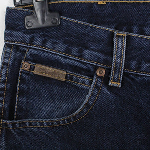 Vintage WRANGLER Jeans Gr. W33 / L32 dunkelblau Mod. Texas (*)