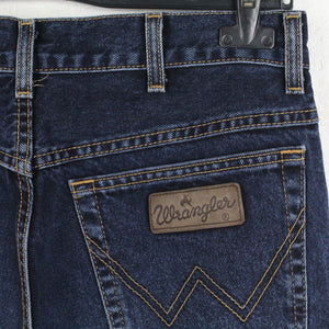 Vintage WRANGLER Jeans Gr. W33 / L32 dunkelblau Mod. Texas (*)