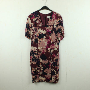 Scond Hand INWEAR Kleid Gr. 40 weinrot mehrfarbig gemustert (*)