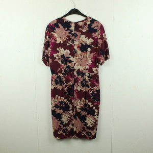 Scond Hand INWEAR Kleid Gr. 40 weinrot mehrfarbig gemustert (*)