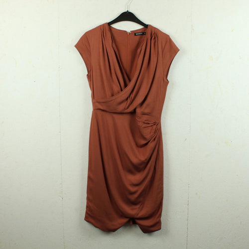 Second Hand TIGER OF SWEDEN Kleid Gr. 36 rostbraun Wickeloptik (*)