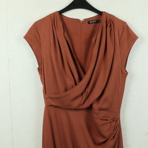 Second Hand TIGER OF SWEDEN Kleid Gr. 36 rostbraun Wickeloptik (*)