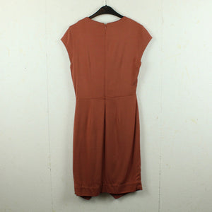 Second Hand TIGER OF SWEDEN Kleid Gr. 36 rostbraun Wickeloptik (*)