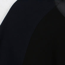 Laden Sie das Bild in den Galerie-Viewer, Second Hand CUSTOMMADE Kleid Gr. 36 schwarz dunkelblau pink (*)