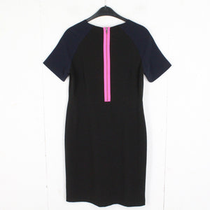Second Hand CUSTOMMADE Kleid Gr. 36 schwarz dunkelblau pink (*)